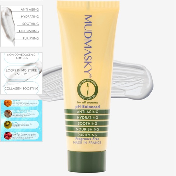 ⭐️$110 VALUE MUDMASKY Set
Serum-Infused Moisturizer & Vitamin-Infused Eye Serum - Picture 2 of 7